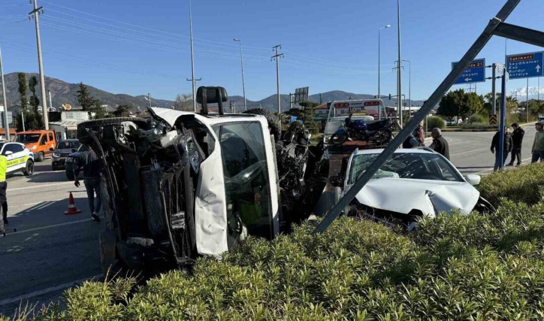 Fethiye’de meydana gelen trafik