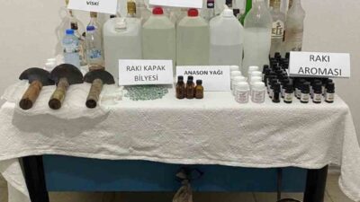 JANDARMADAN YENİ YIL ÖNCESİ SAHTE ALKOL OPERASYONU