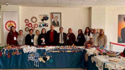 MENTEŞE AİLE DESTEK MERKEZİ EL SANATLARI SERGİSİ AÇILDI