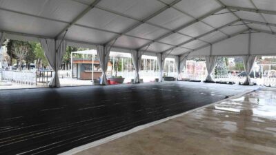 MUĞLA BÜYÜKŞEHİR BELEDİYESİ EKİPLERİ BUZ PATEN PİSTİ İLE MENTEŞE KENT