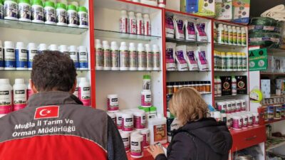MENTEŞE’DE GÜBRE VE İLAÇ BAYİLERİNE DENETİM