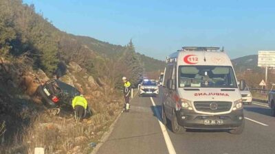 MENTEŞE’DE TRAFİK KAZASI: 1 YARALI