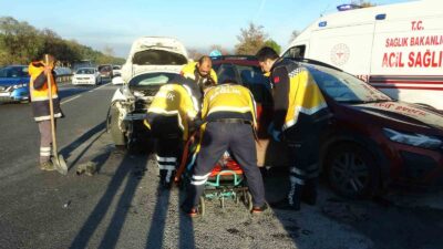 MENTEŞE AKÇAOVA'DA TRAFİK KAZASI: 4 YARALI