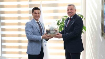 MOLDOVA CUMHURİYETİ ANKARA BÜYÜKELÇİSİ DMİTRİ CROİTOR, MARMARİS BELEDİYE BAŞKANI ACAR