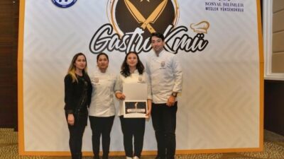 MSKÜ GASTRONOMİ ÖĞRENCİLERİ SÜRDÜRÜLEBİLİRLİKTE ÖDÜLLENDİRİLDİ