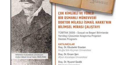 MSKÜ’DE “OSMANLI MÜNEVVERİ DOKTOR MİLASLI İSMAİL HAKKI'NIN BİLİMSEL MİRASI ÇALIŞTAYI”