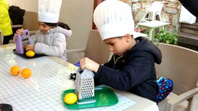 GASTRO MUĞLA'DA YERLİ MALI HAFTASI'NDA ÖĞRENCİLERE LİMONATA EĞİTİMİ