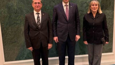 Göreve seçildikten sonra ilk defa Bakanlıklar düzeyinde temaslarda bulunan AK