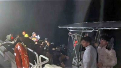 Fethiye’de 25’i çocuk 56 düzensiz göçmen yakalandı