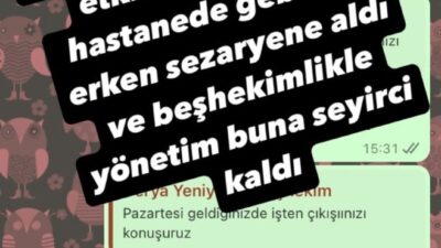 Yeni Yüzyıl Üniversitesi Gaziosmanpaşa Hastanesi’nde çalışan doktor Emrah Ergün, sosyal