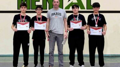 Muğla Menteşe Anadolu Lisesi masa tenisinde üst üste kinci defa