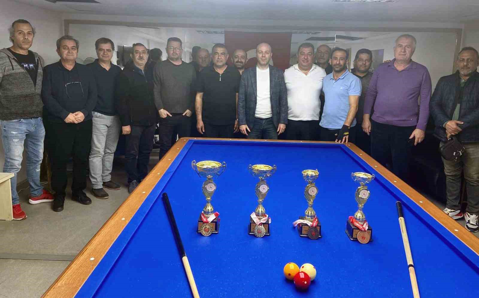 Muğla 3 Bant Bilardo şampiyonası Menteşe’de yapıldı