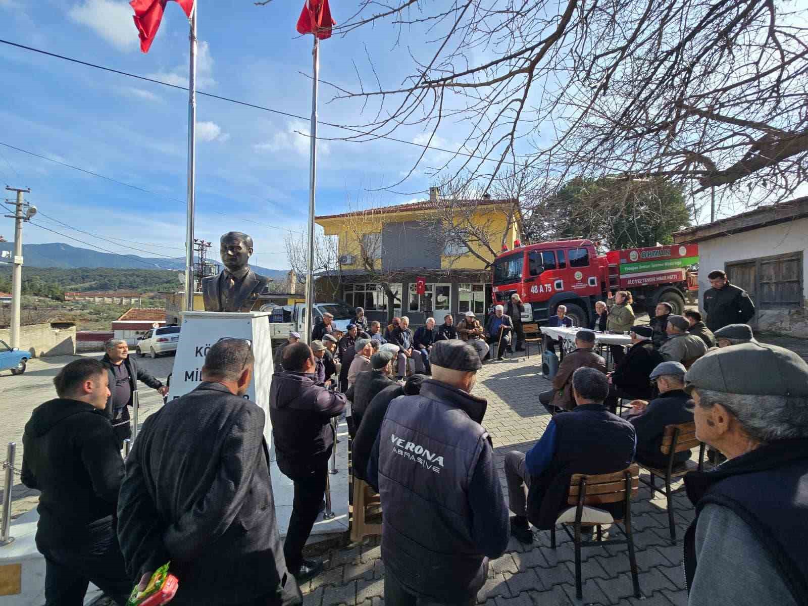 Yatağan’da vatandaşlara orman yangınları eğitimi