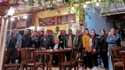 Yeniden Refah Partisi Datça İlçe Başkanı Serdar Akdoğan ile birlikte