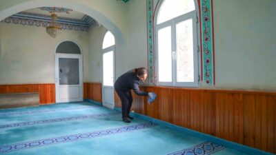 Bodrum Belediyesi, Ramazan Ayı öncesinde ilçe genelindeki camilerde temizlik çalışmalarına