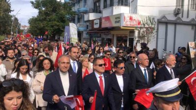 Muğla’nın Datça ilçesinde gerçekleştirilen Geleneksel Datça Badem Çiçeği Festivali ikinci