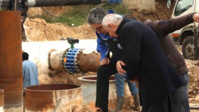 MUSKİ Genel Müdürü Yılmaz Şengül, Milas’ta yapılan altyapı çalışmaları ve