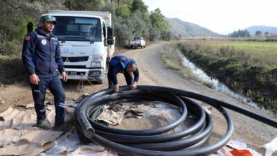 Muğla Büyükşehir Belediyesi Su ve Kanalizasyon İdaresi (MUSKİ) ekipleri içme