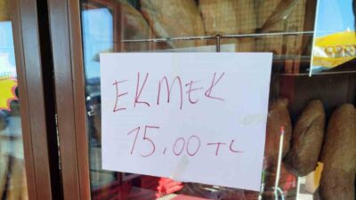 Muğla’nın Ortaca ilçesinde ekmek 15 lira oldu. Ortaca’da ekmek ve