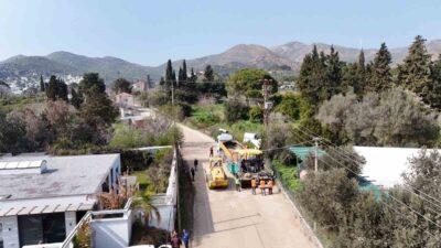 Muğla Büyükşehir Belediyesi, Bodrum Dereköy ile Peksimet Mahallesi arasında başlattığı