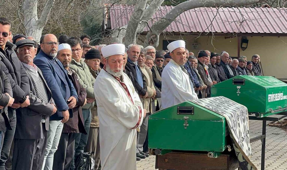 Fethiye’de evde çıkan yangında ölen karı koca yan yana defnedildi Muğla’nın Fethiye ilçesinde evde