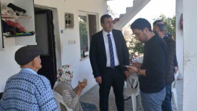 Dalaman Kaymakamı Mesut Yakuta, Elcik Mahallesi’nde ikamet eden Durmuş Gök’ün