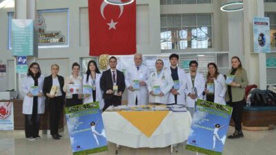 Muğla Eğitim ve Araştırma Hastanesinde, 1-7 Mart Yeşilay Haftası kapsamında