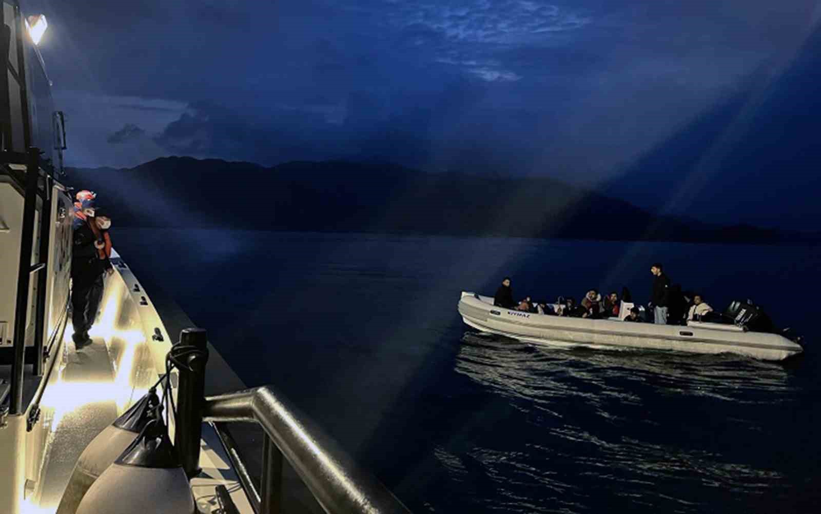 Muğla’nın Marmaris ilçesi açıklarında
