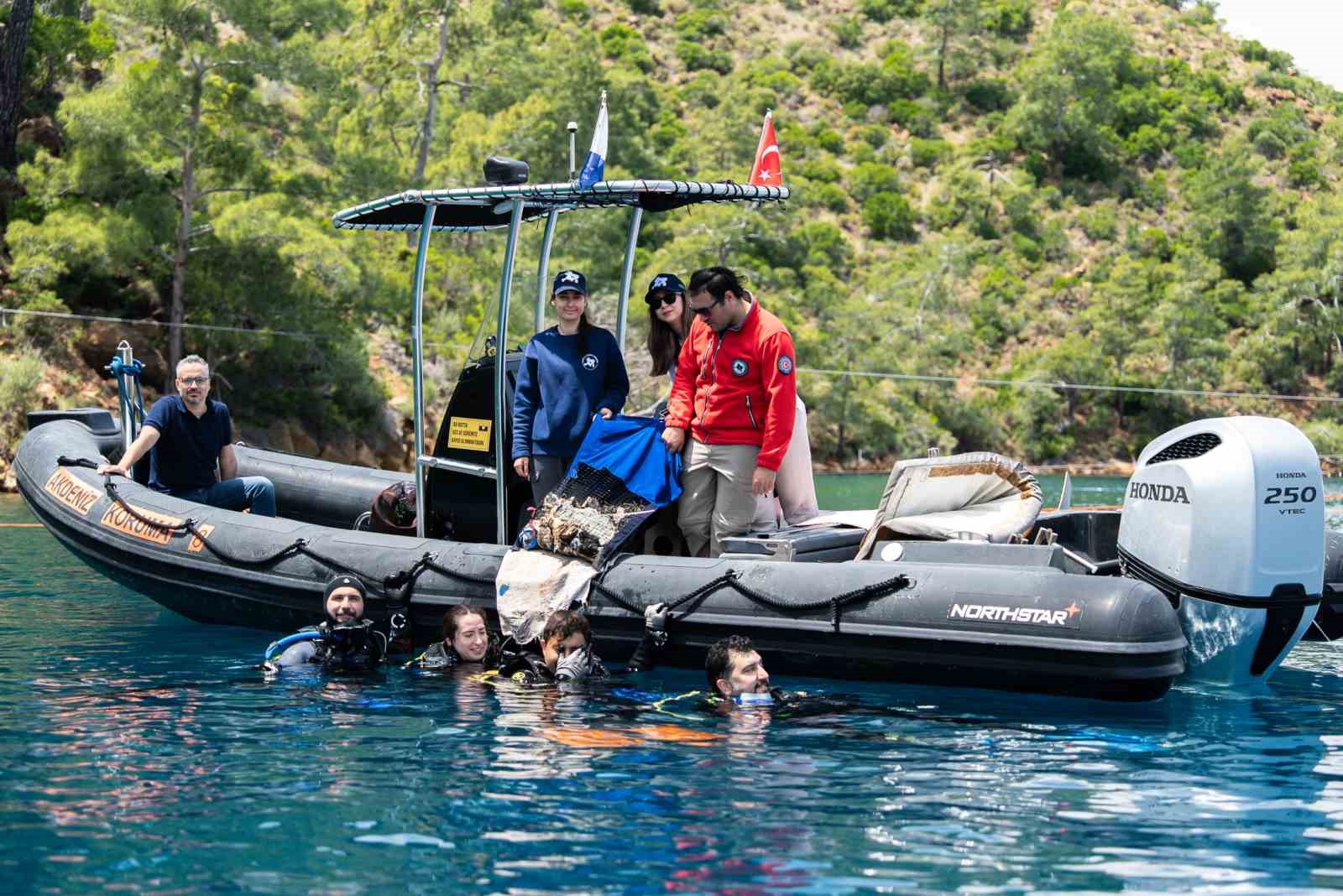 Dünya İklim Günü’nde Göcek’te su altı temizliği 15 Mayıs Dünya İklim