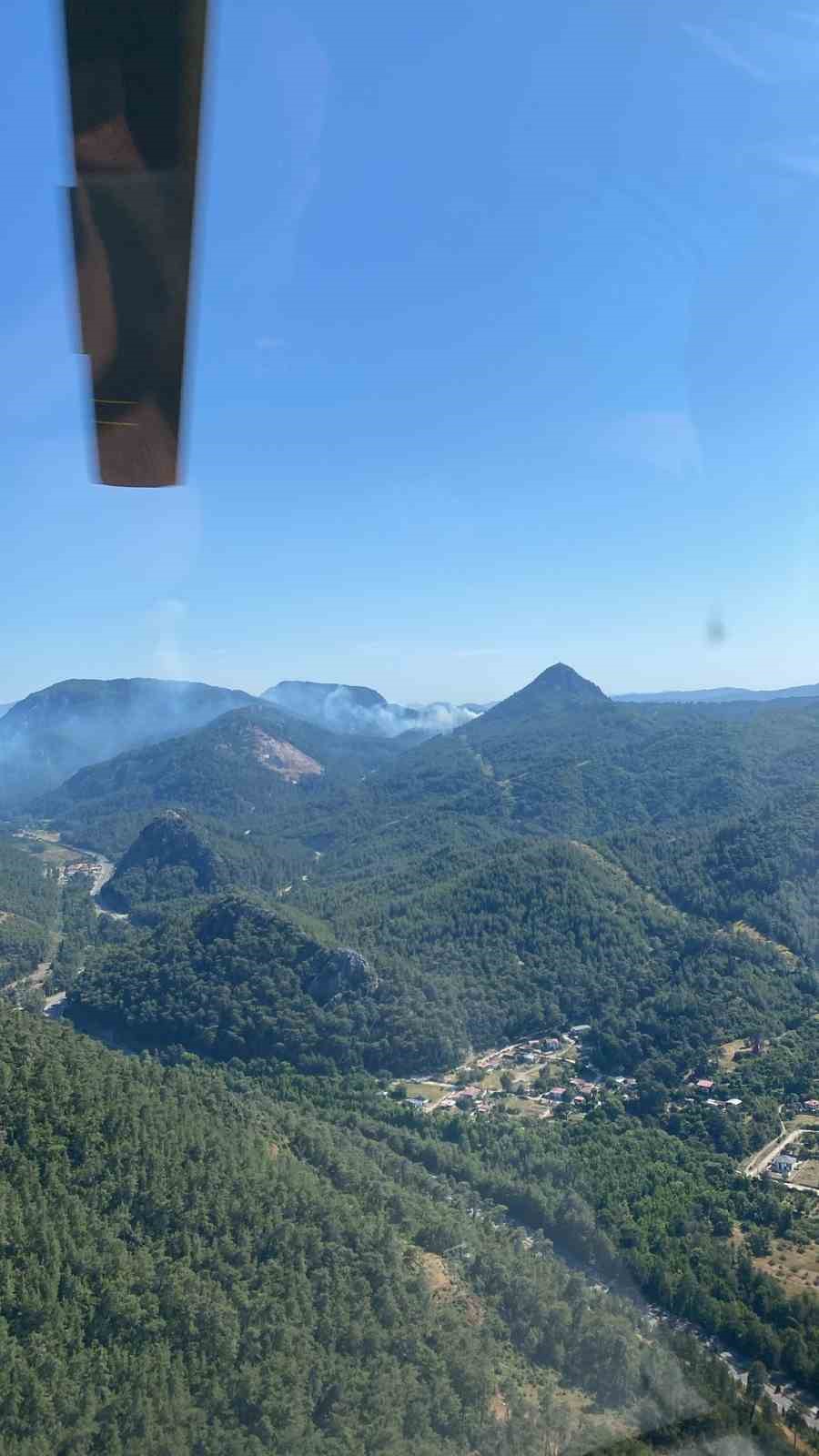 Muğla’nın Marmaris ilçesinde orman