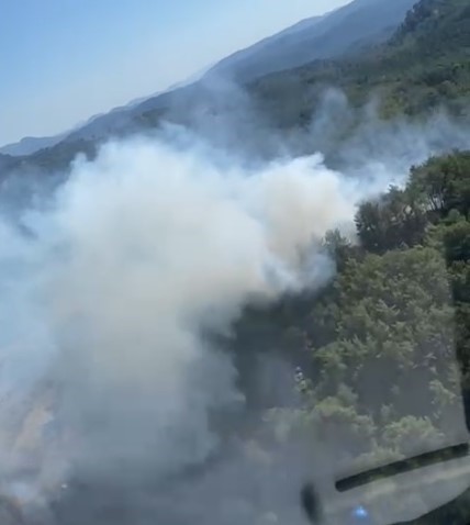 Marmaris’teki orman yangınına müdahale başladı Muğla’nın Marmaris ilçesinde çıkan
