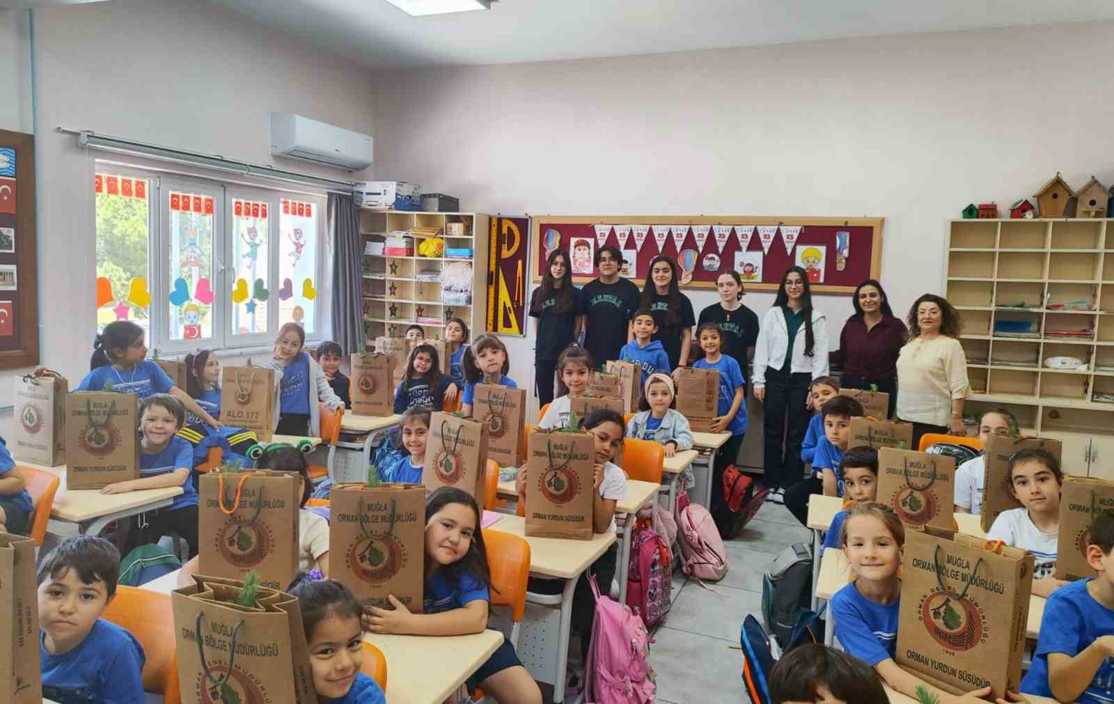 Minik kalplere doğa sevgisi aşılandı Menteşe Anadolu Lisesi, çevre
