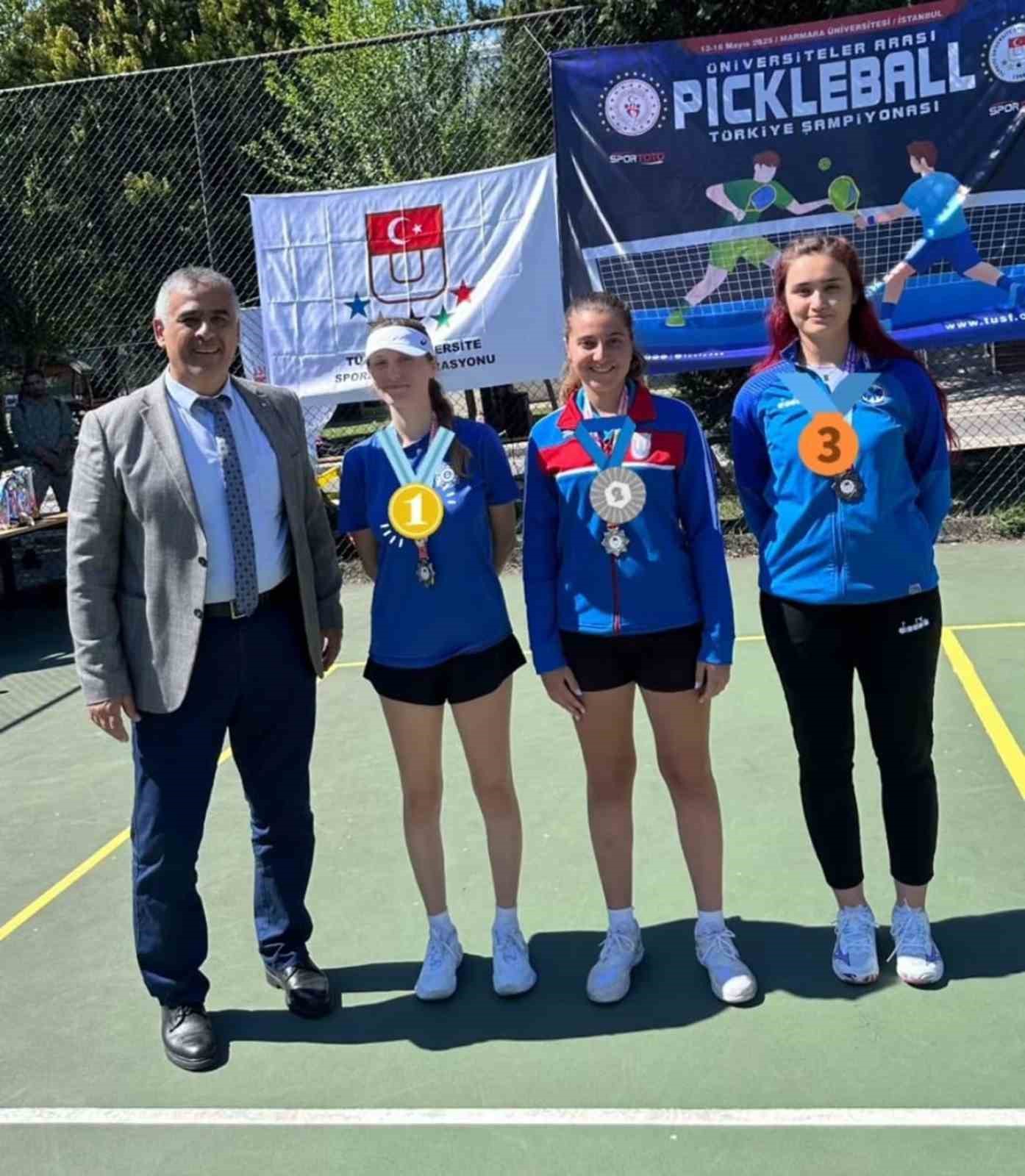 MSKÜ Pickleball takımından gururlandıran başarı Türkiye Üniversite Sporları Federasyonu