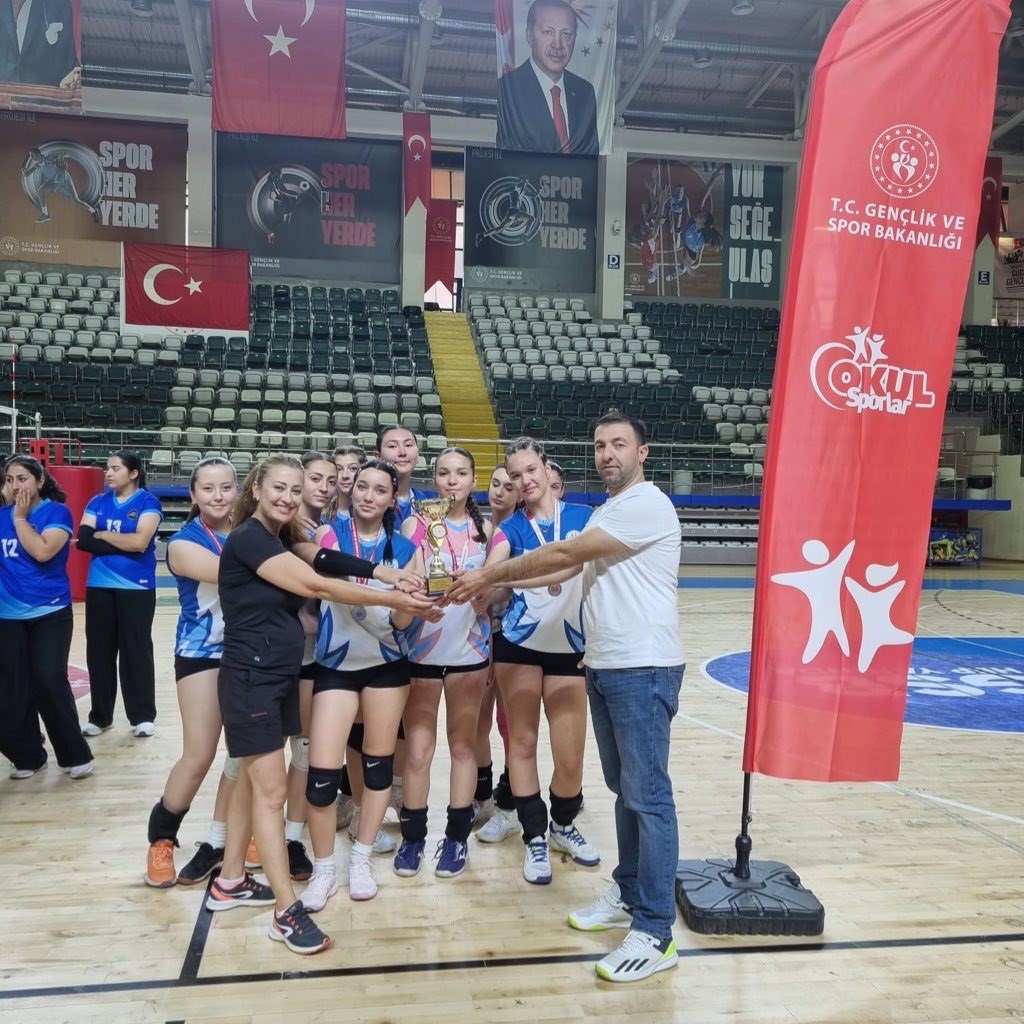 Muğla’da voleybol il birincisi belli oldu Muğla’da Okul Sporları kapsamında