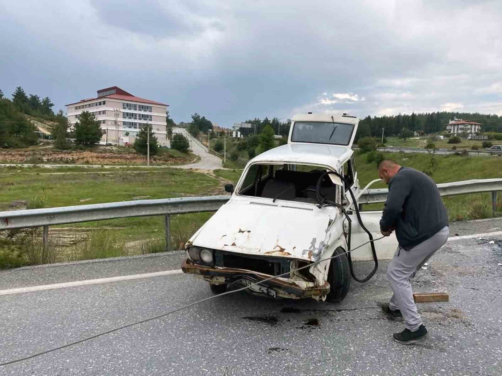 Yağışlı havada kazalar arttı Muğla’da üç gündür devam