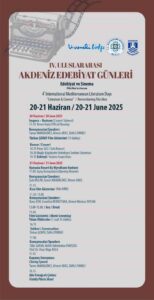 4. Uluslararası Akdeniz Edebiyat Günleri Bodrum’da yapılacak