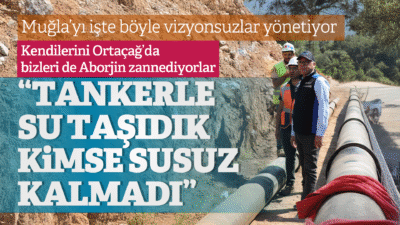 Bayramda tankerle su dağıtılan mahalleler varken, MUSKİ %98 kesintisiz hizmet