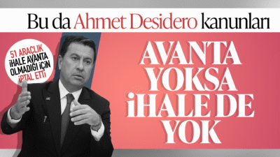 AHMET ARAS DEMEK AVANTA DEMEK; AVANTA YOKSA İHALE DE YOK
