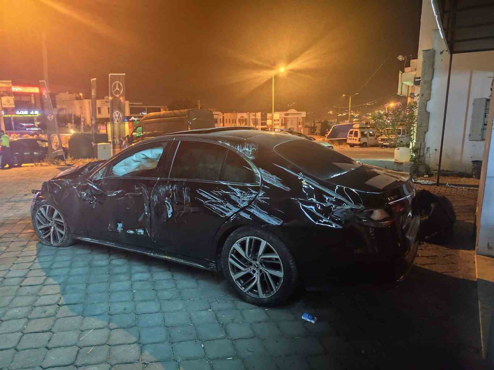 Muğla’nın Bodrum ilçesinde gece