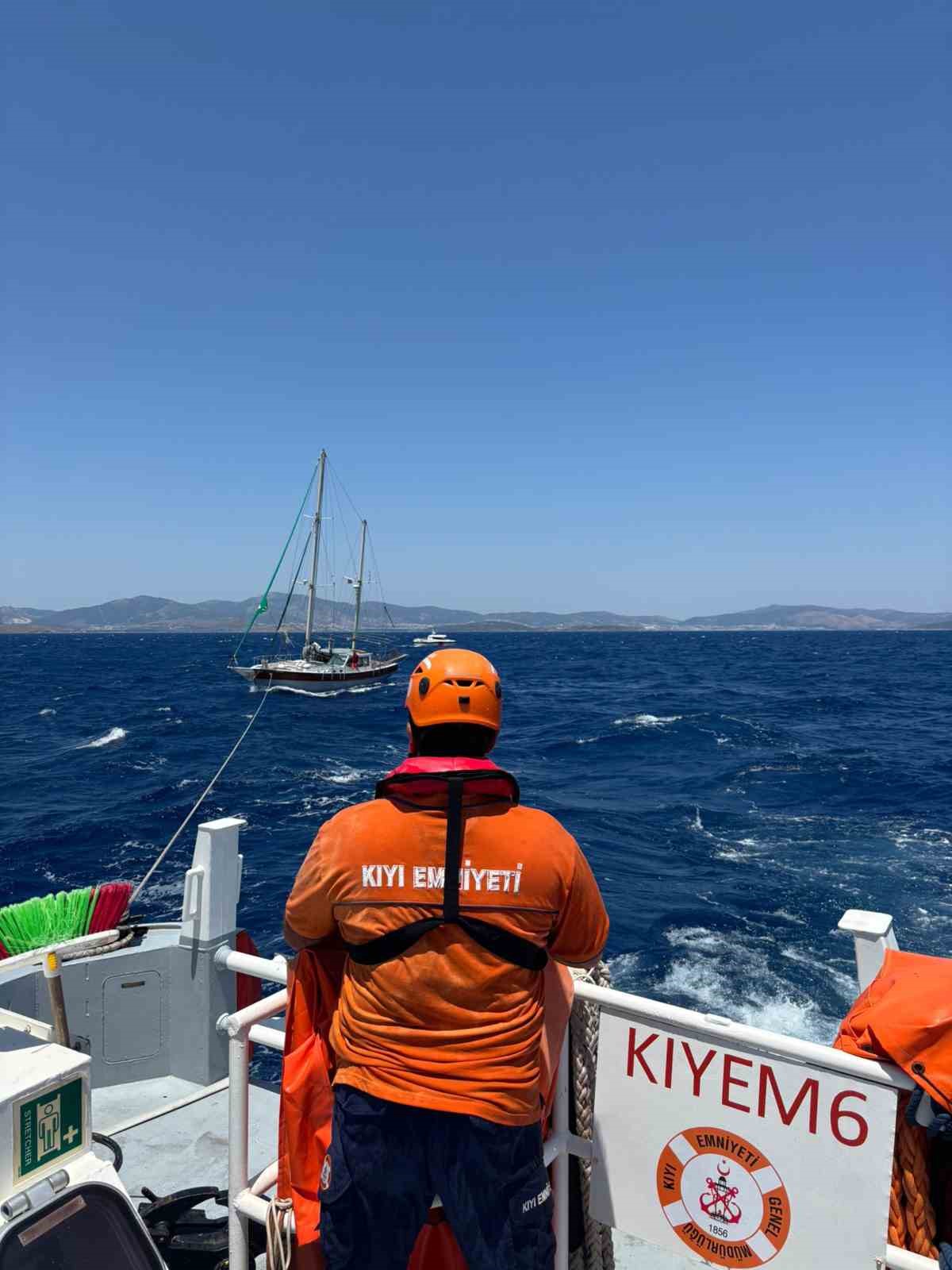 Muğla’nın Bodrum ilçesi açıklarında