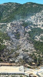 Bodrum’daki yangının önü kesildi, kontrol altına alınmaya çalışılıyor