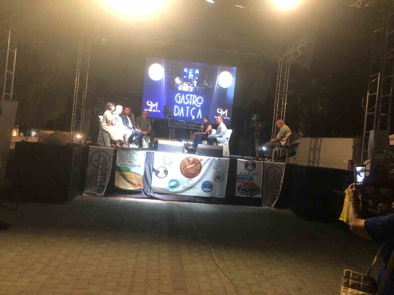 Datça Gastronemi Festivali başladı Muğla’nın Datça ilçesinde yöresel