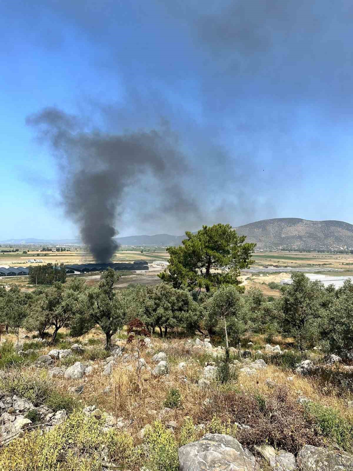 Milas’ta Balık Üretim Tesisi’nde yangın paniği Muğla’nın Milas ilçesine bağlı