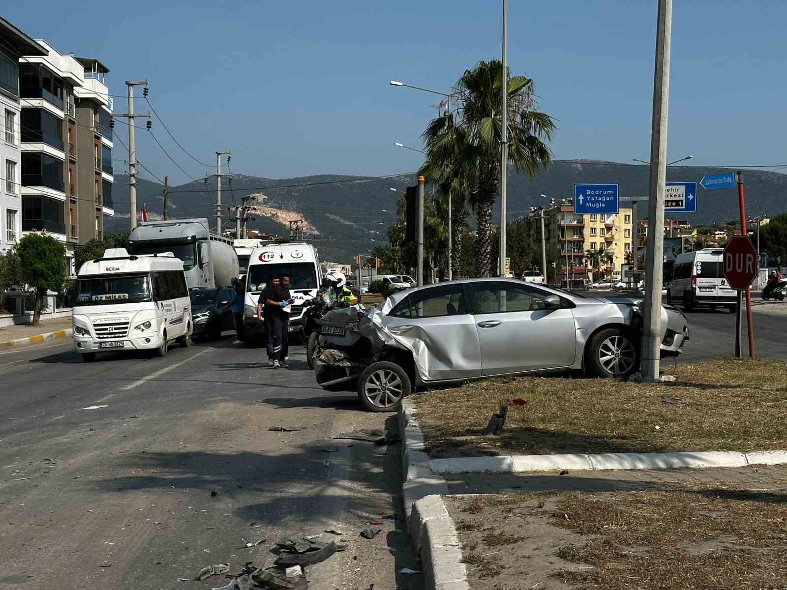 Milas’ta trafik kazası: 1 yaralı Muğla’nın Milas ilçesinde 23