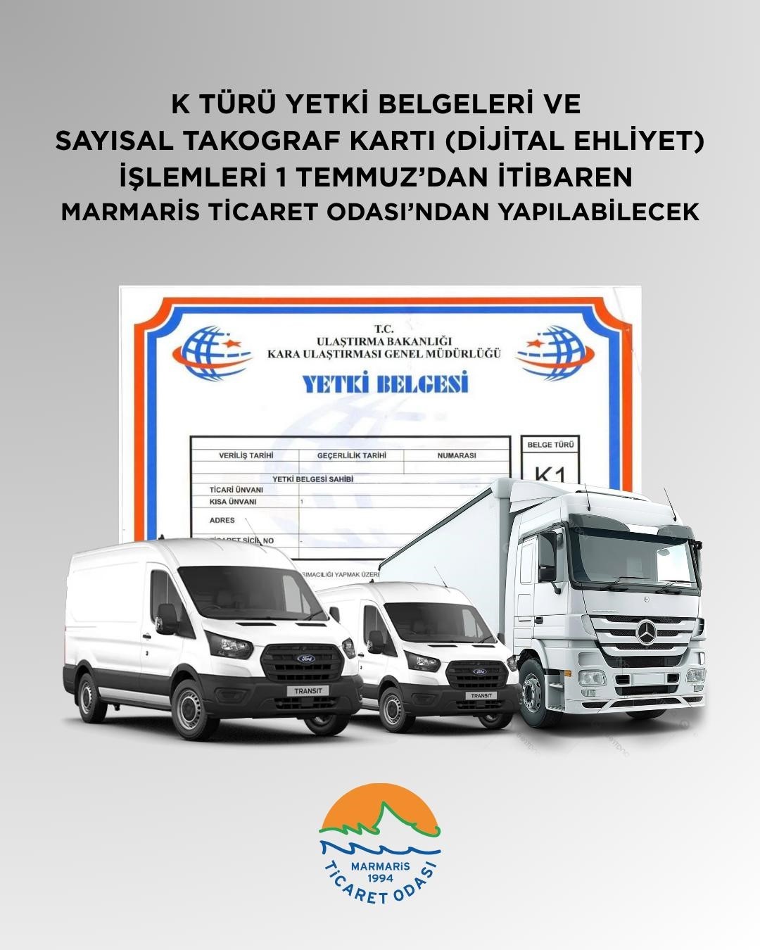 01 Temmuz’dan itibaren taşımacılık