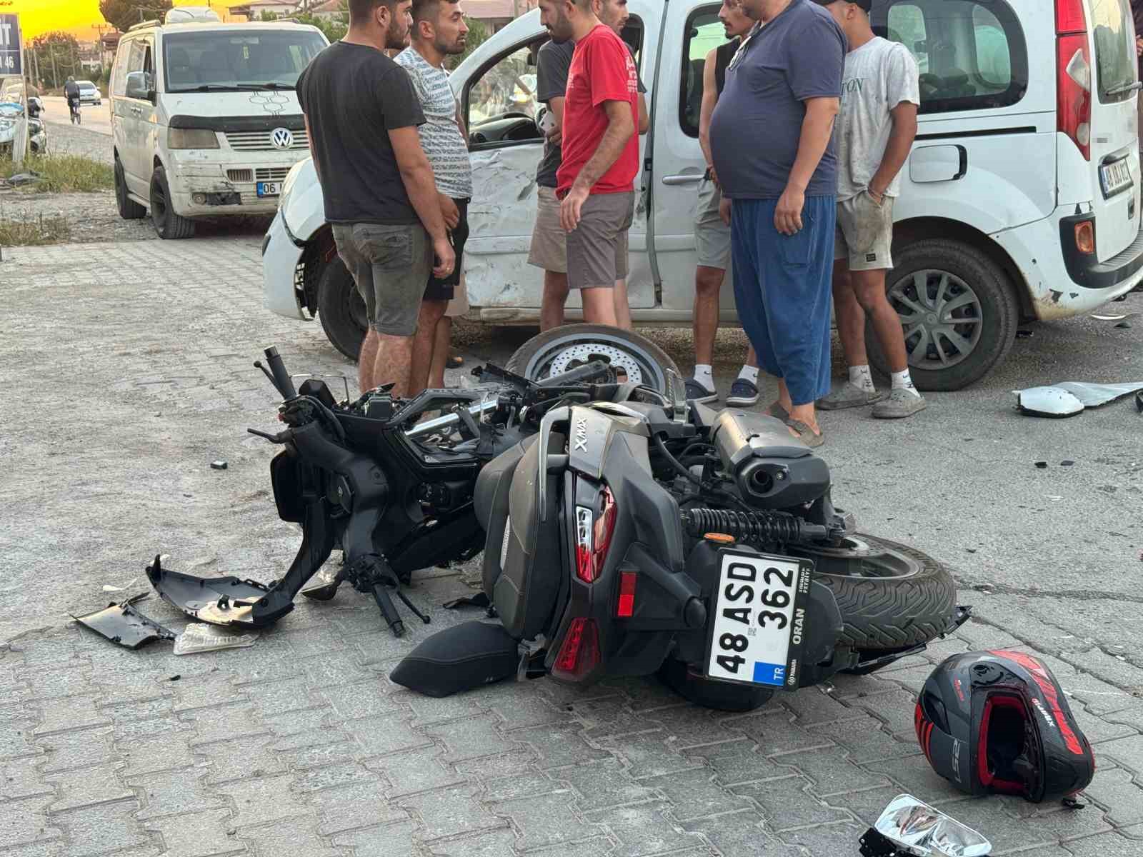 Muğla’nın Fethiye ilçesinde motosiklet