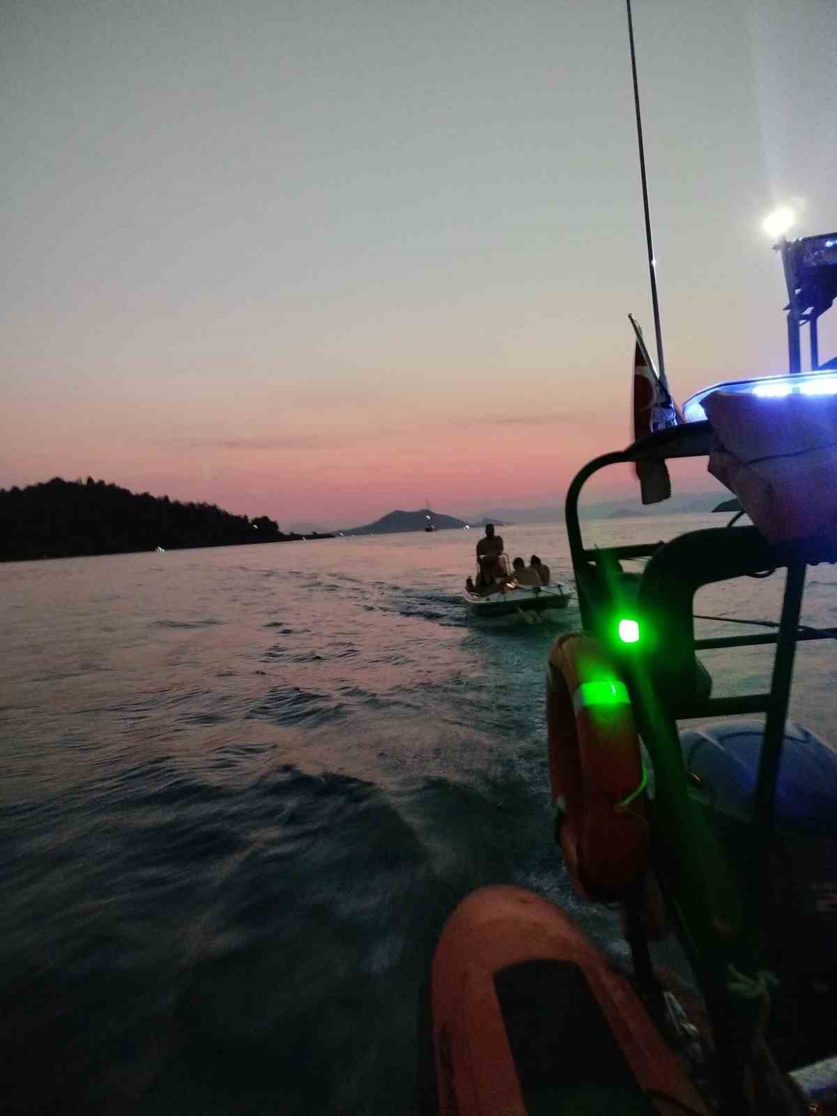 Muğla’nın Fethiye ilçesi açıklarında