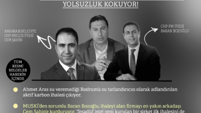 Muğla Büyükşehir Belediye Başkanı Ahmet Aras'ın MUSKİ'deki ihaleleri ben yönetiyorum