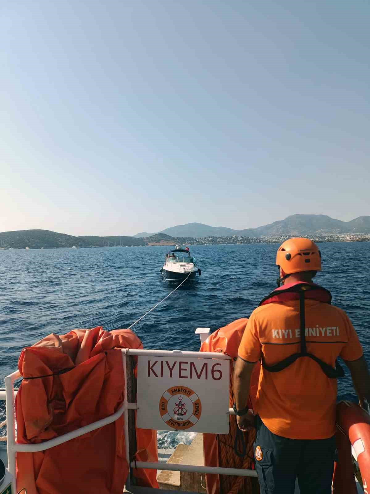 Muğla’nın Bodrum ilçesinde makine