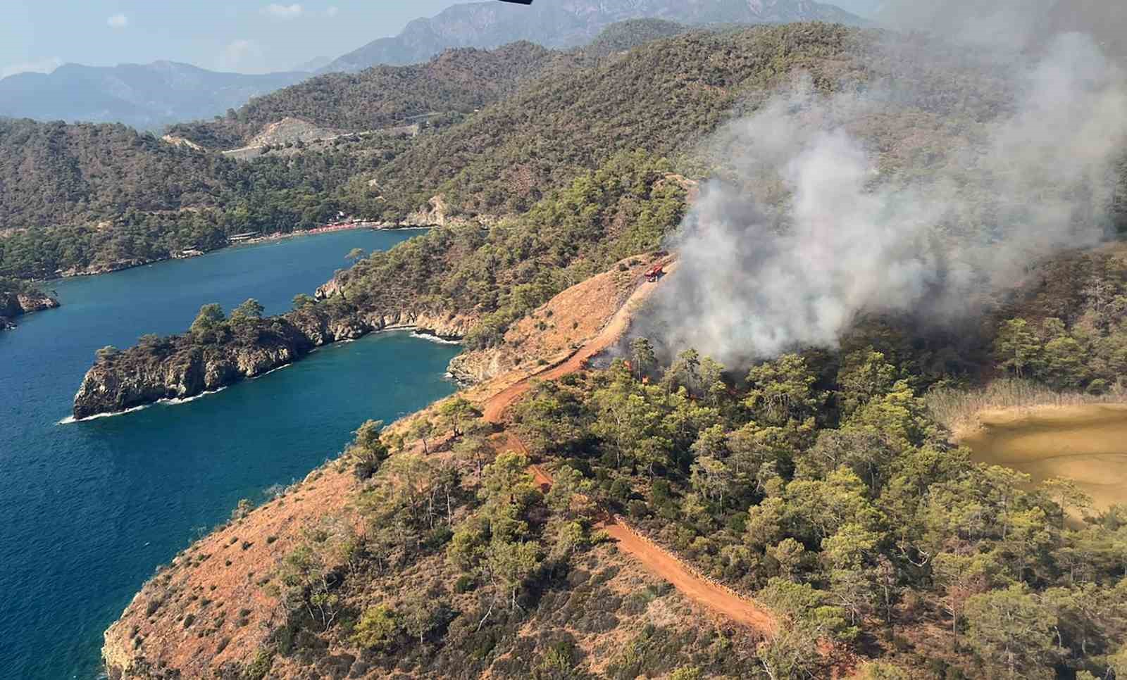 Muğla’nın Fethiye ilçesinde denize